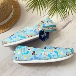 TOMS 🧜🏼‍♀️ Pastel Blue Mermaid Party Alpargatas